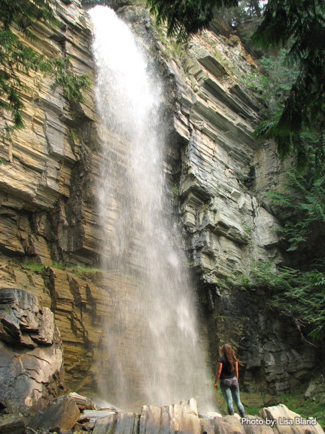 Waterfall in the Upper Fraser.