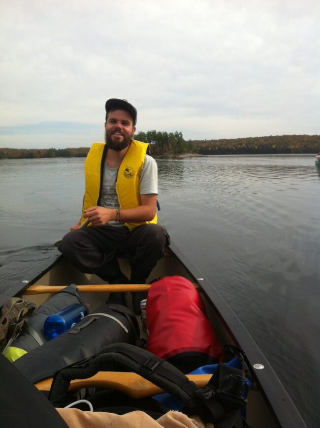Colin O’Neil at Crotch Lake, near his home in Ontario.