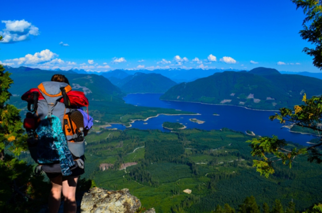 Sasha Makhneva got an incredible view on her journey.