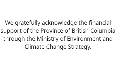 Province of British Columbia through the Ministry of Environment and Climate Change Strategy